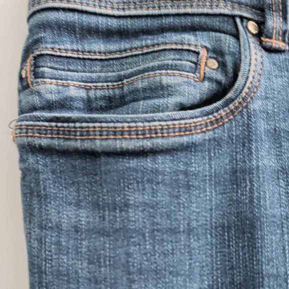 White House Black Market Blue Boot Cut Jeans - Picture 6 of 7